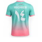 Morocco Jersey - Aqua Fade / Coral